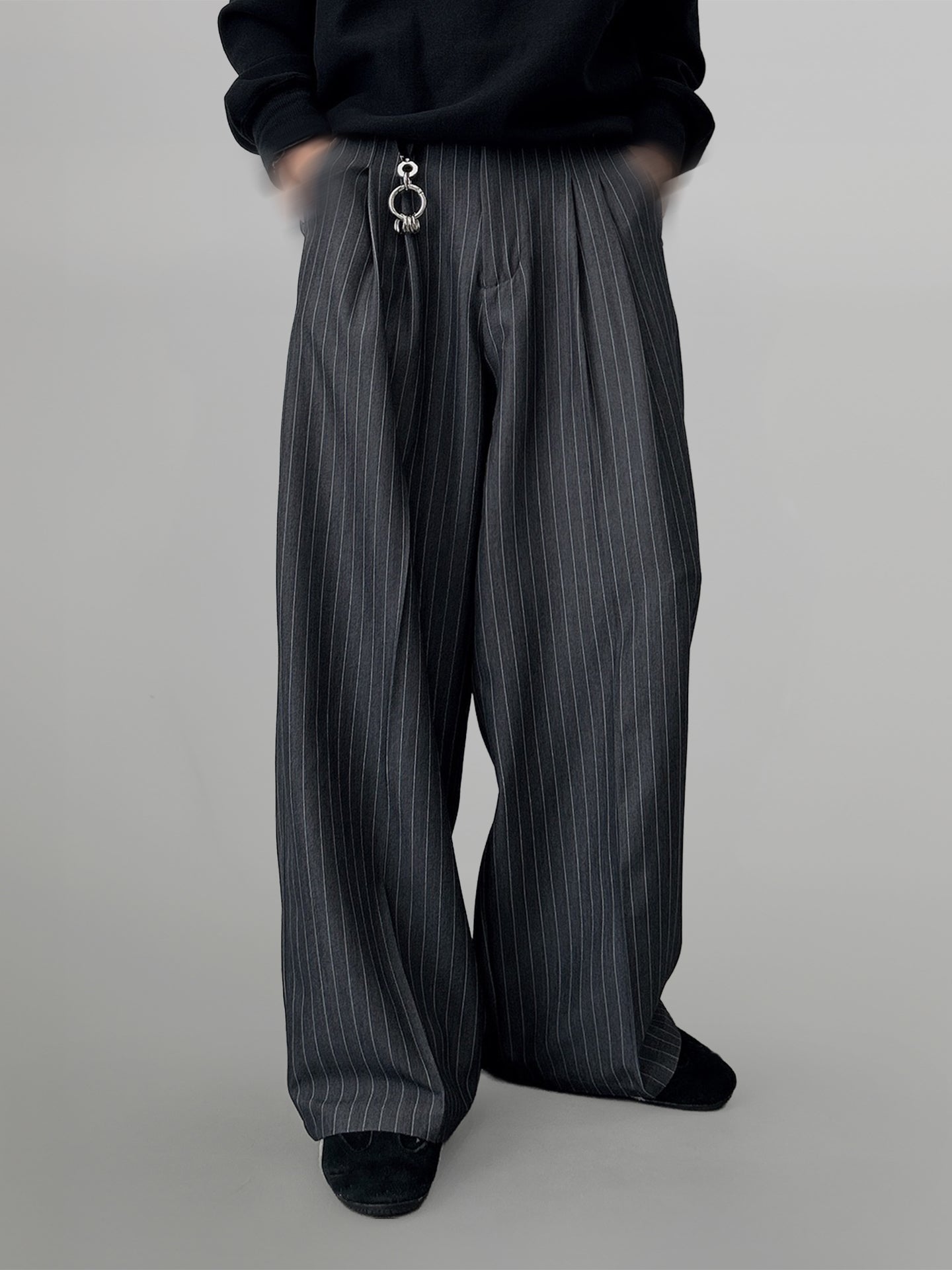 Striped Wide Pants
