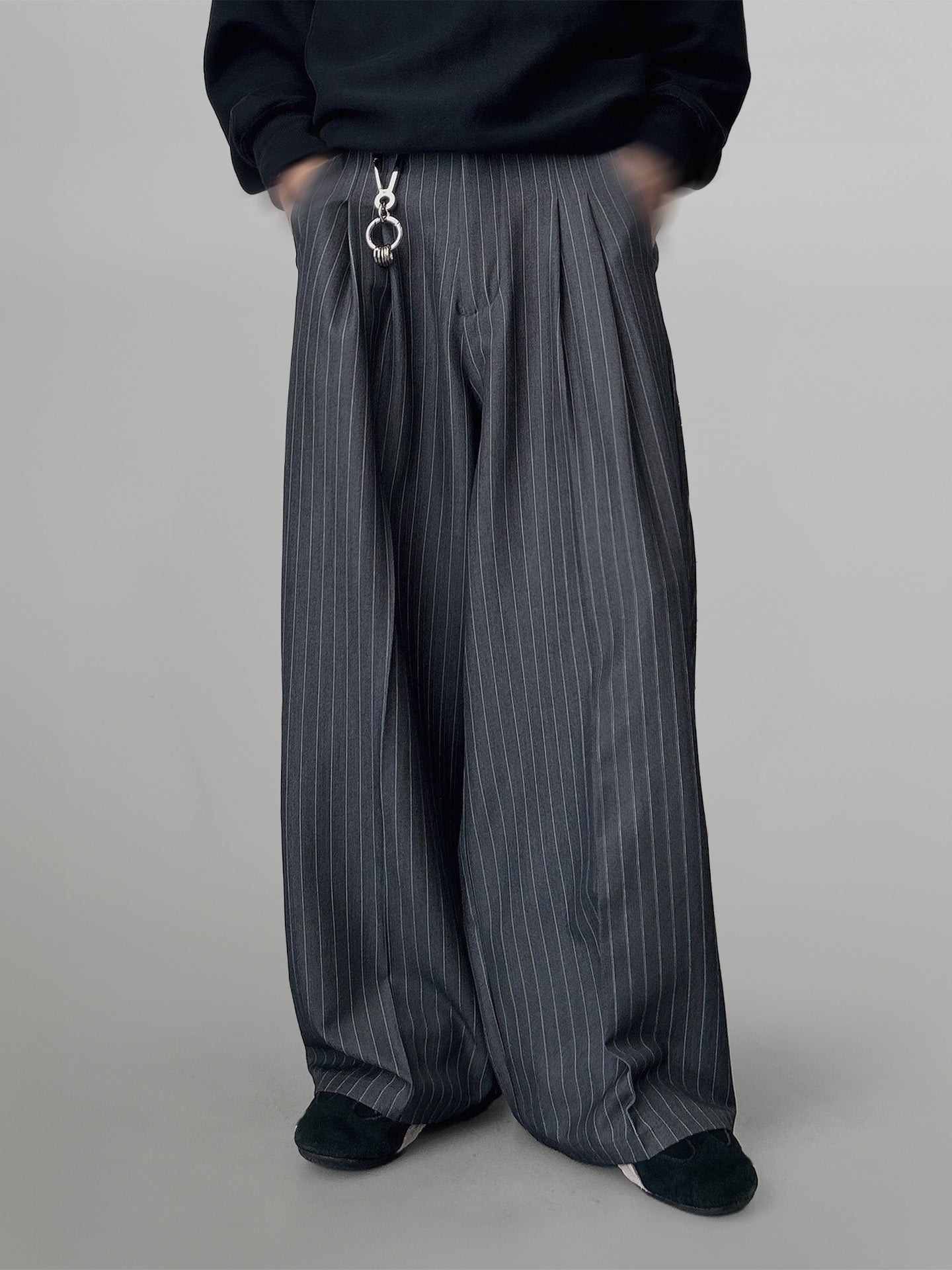 Striped Wide Pants