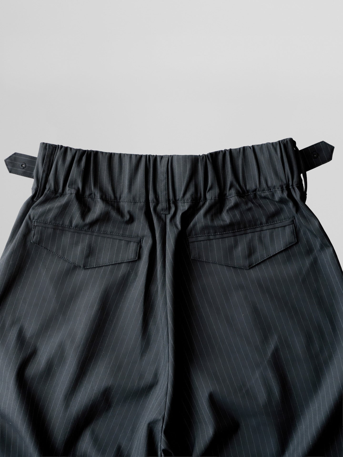 Semi-Wide Striped Gurkha Pants