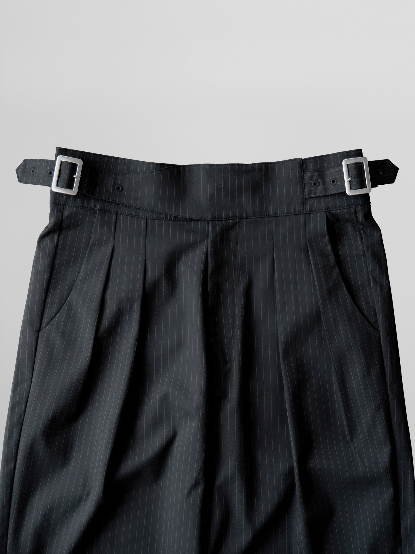 Semi-Wide Striped Gurkha Pants