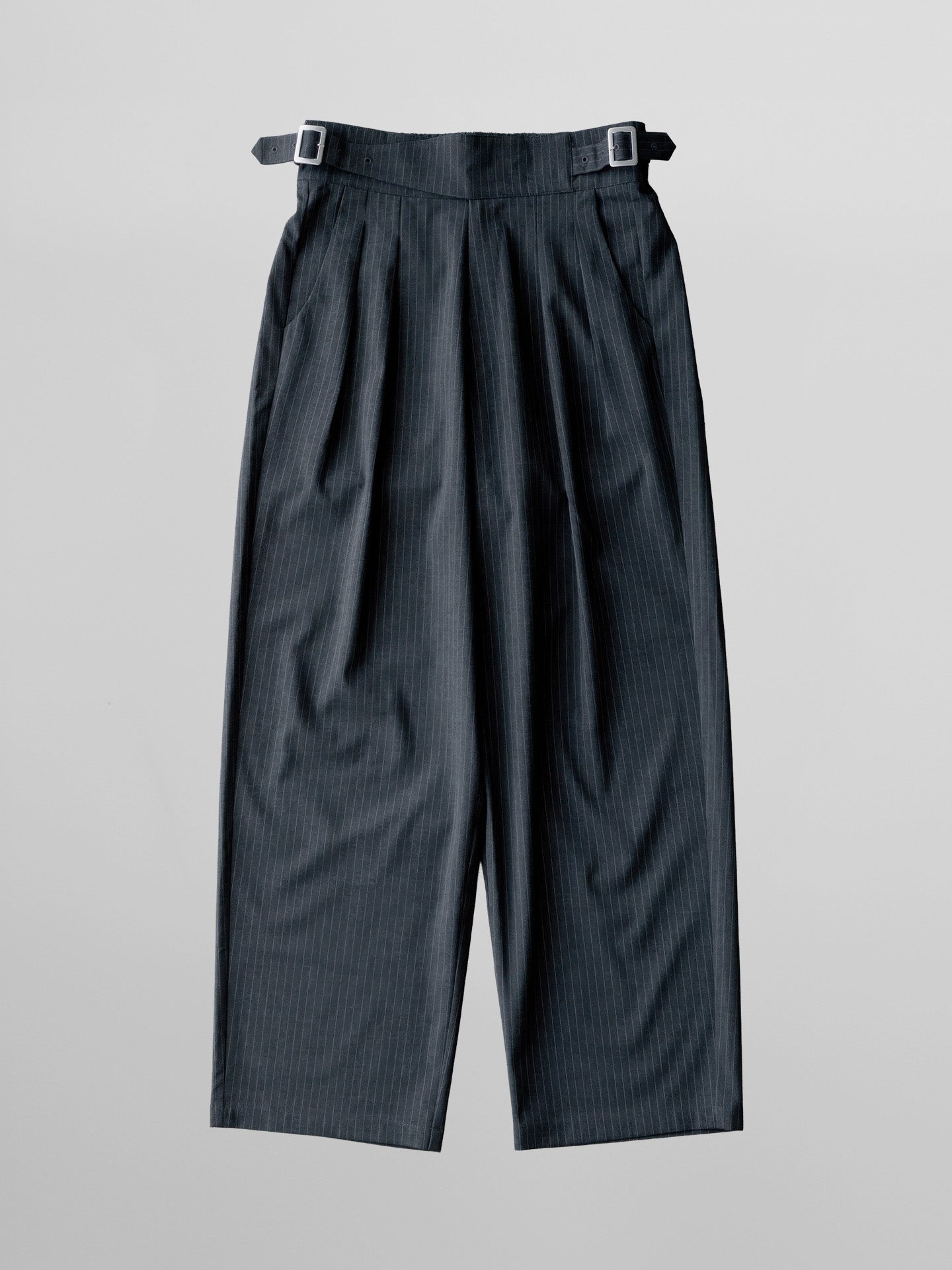 Semi-Wide Striped Gurkha Pants