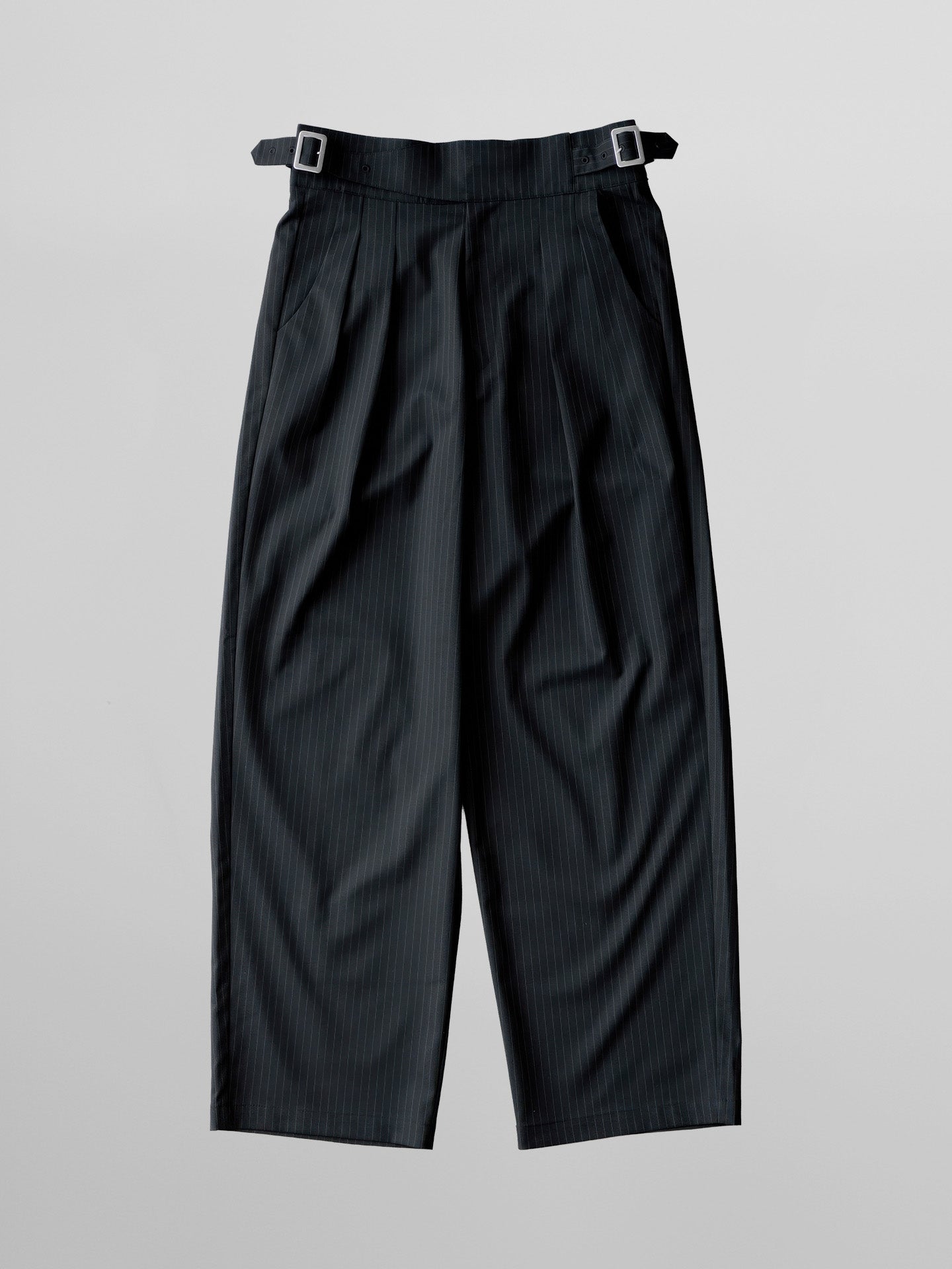 Semi-Wide Striped Gurkha Pants