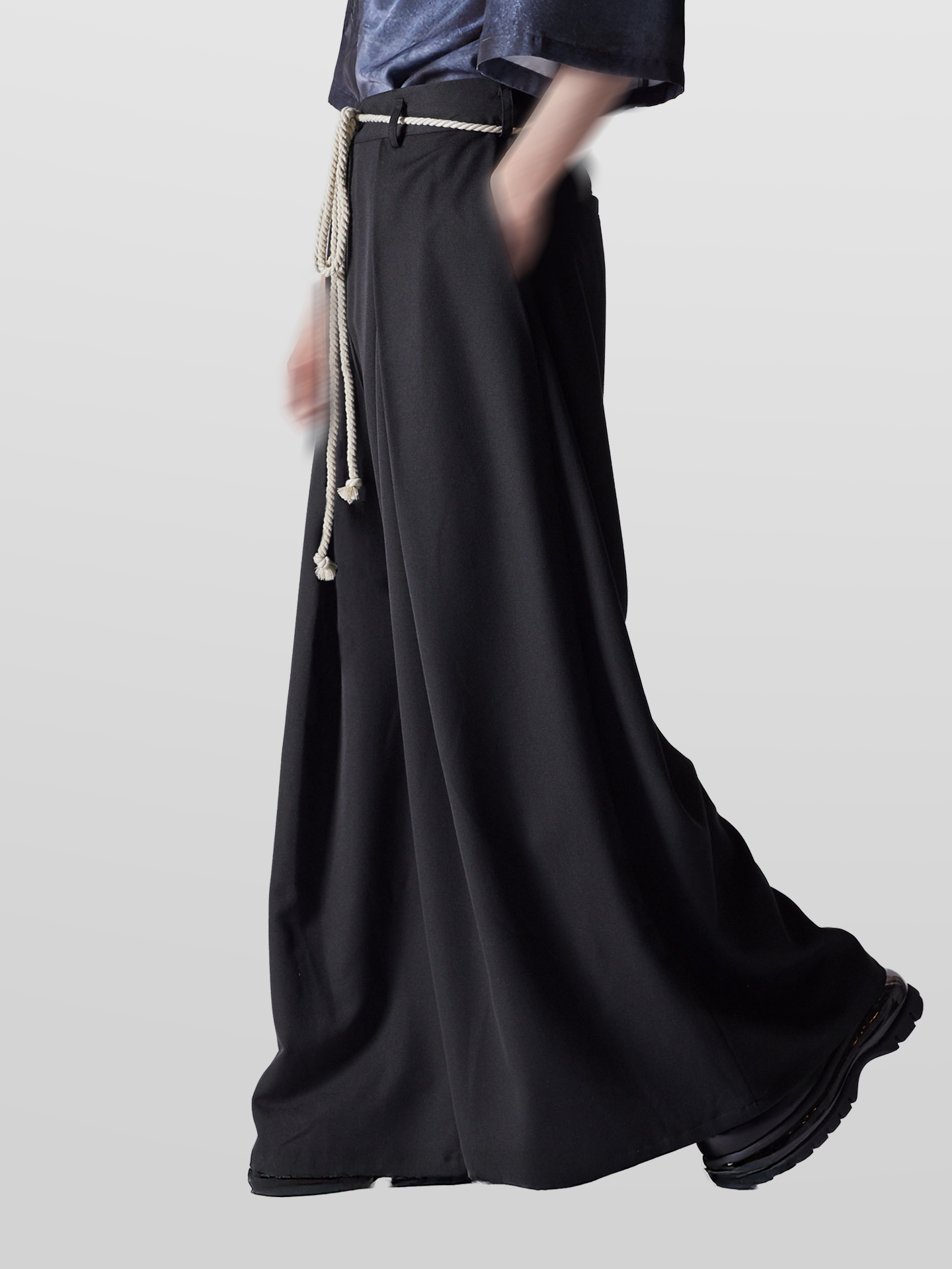 Hakama Pants with Rope Belt