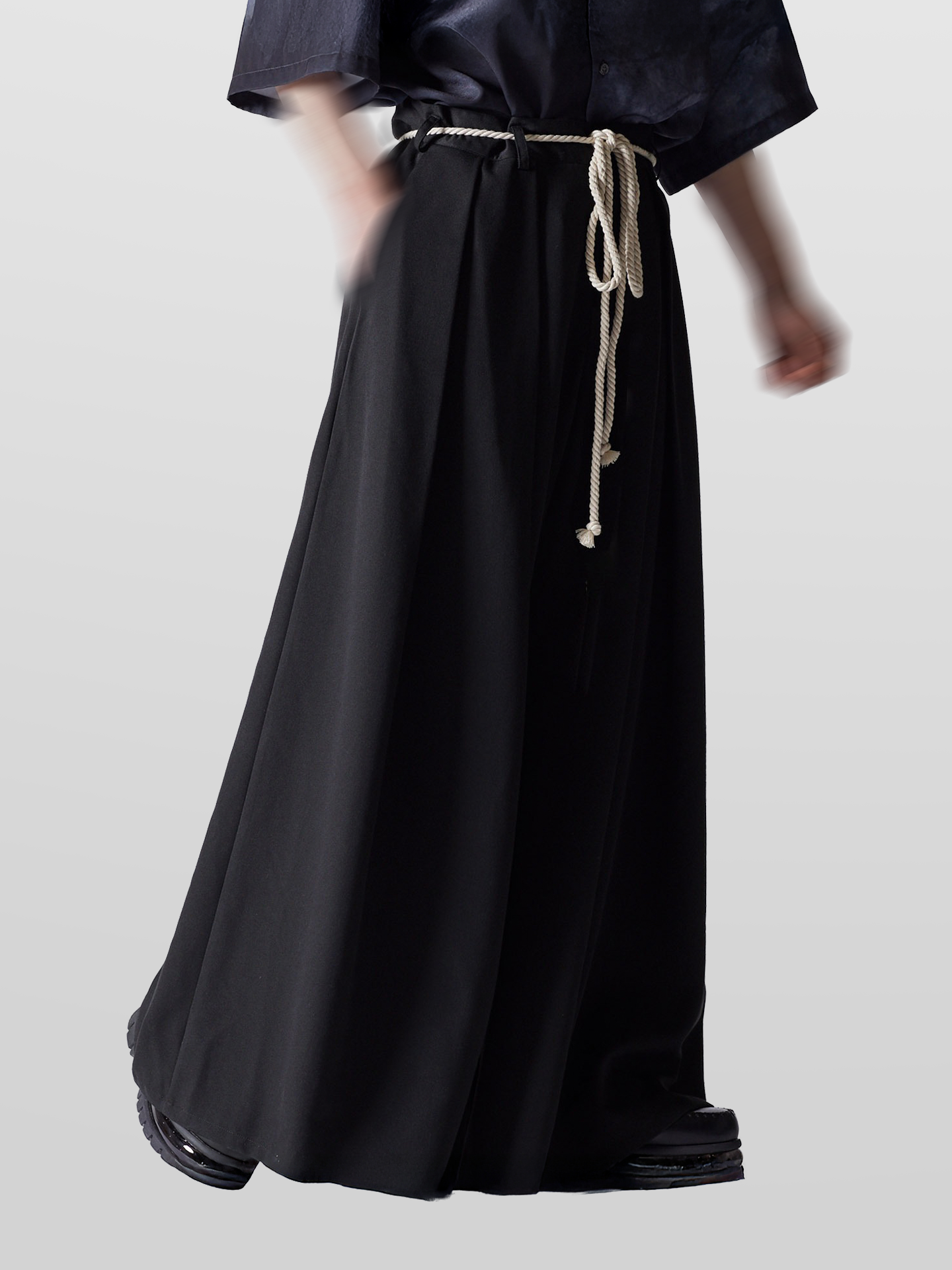 Hakama Pants with Rope Belt