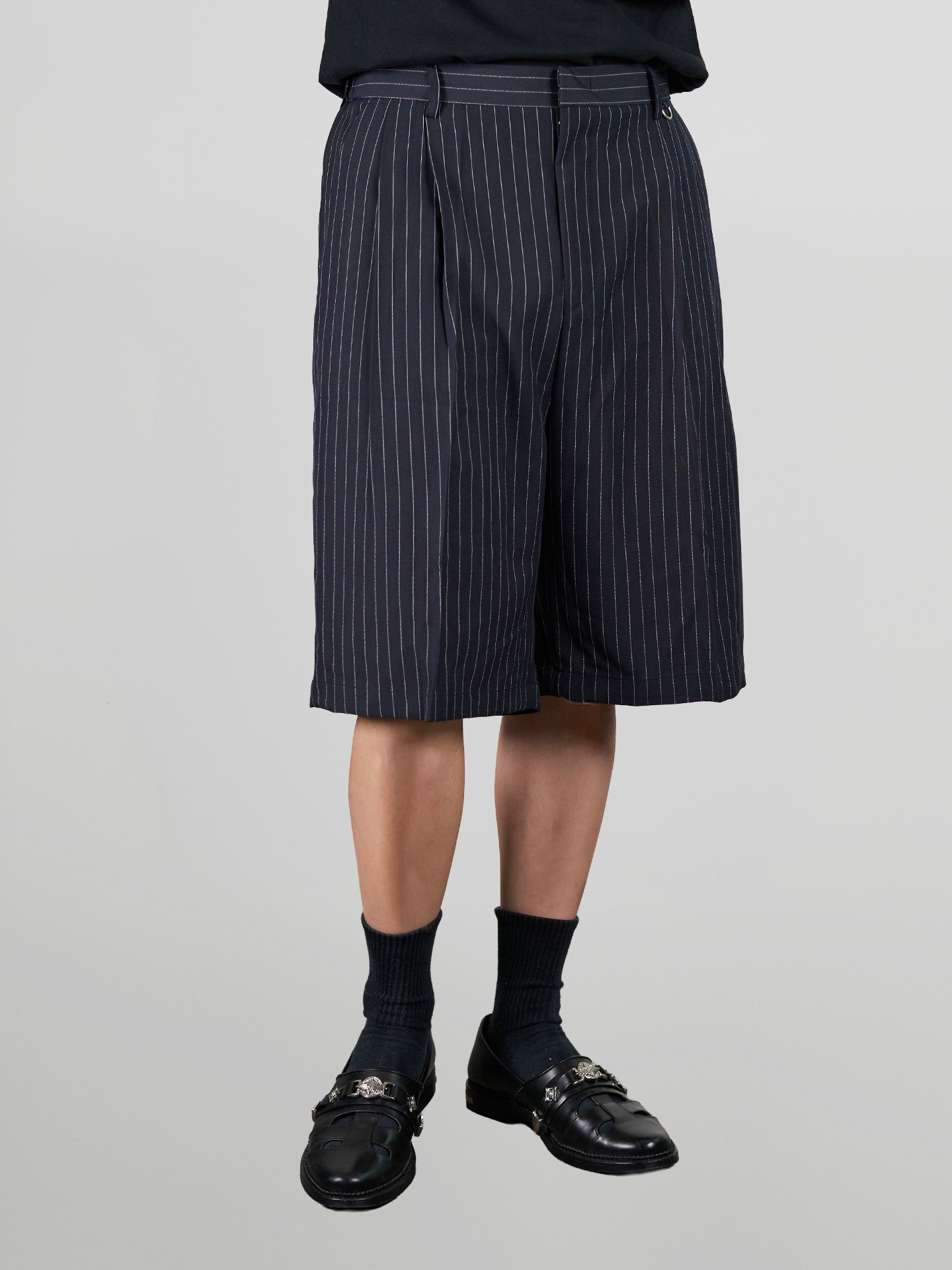 Striped Tailored Shorts