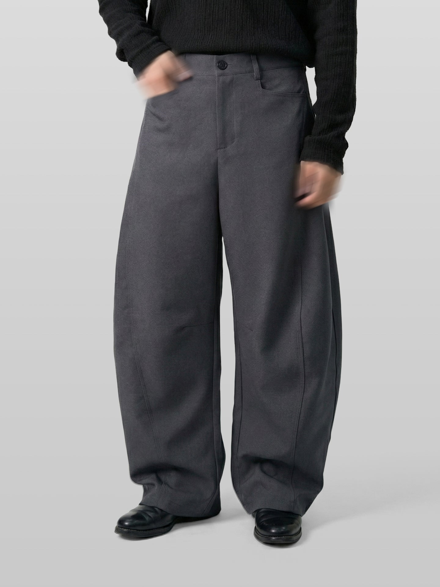 Curved Line Wide Pants