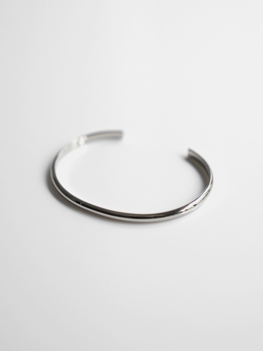 Stainless Steel Half Round Bangle 3mm