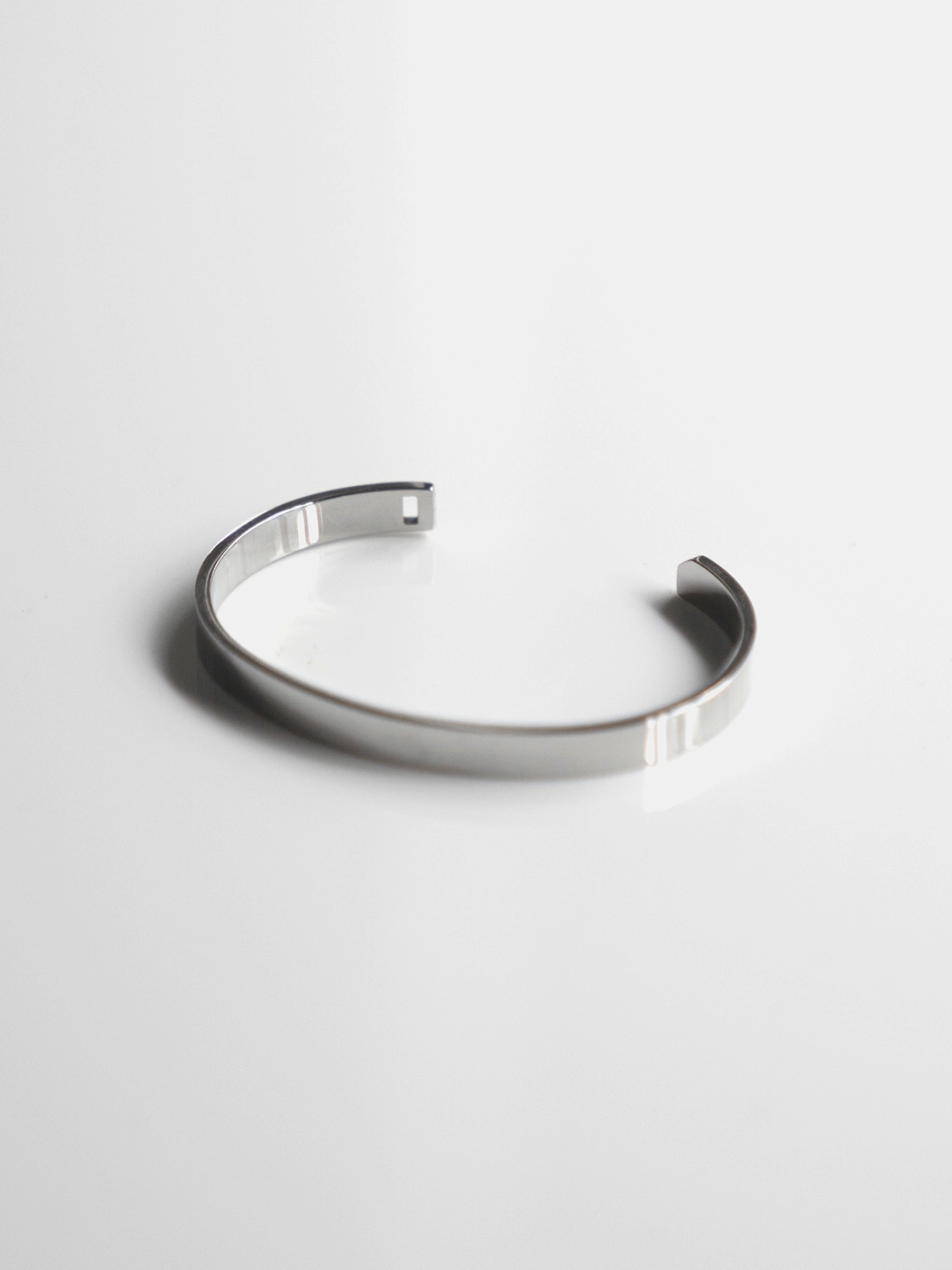 Stainless Steel Flat Bangle 6mm