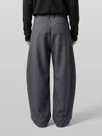 Line Wide Pants Gray-1 front - cleanfit minimal - UNPROVEN