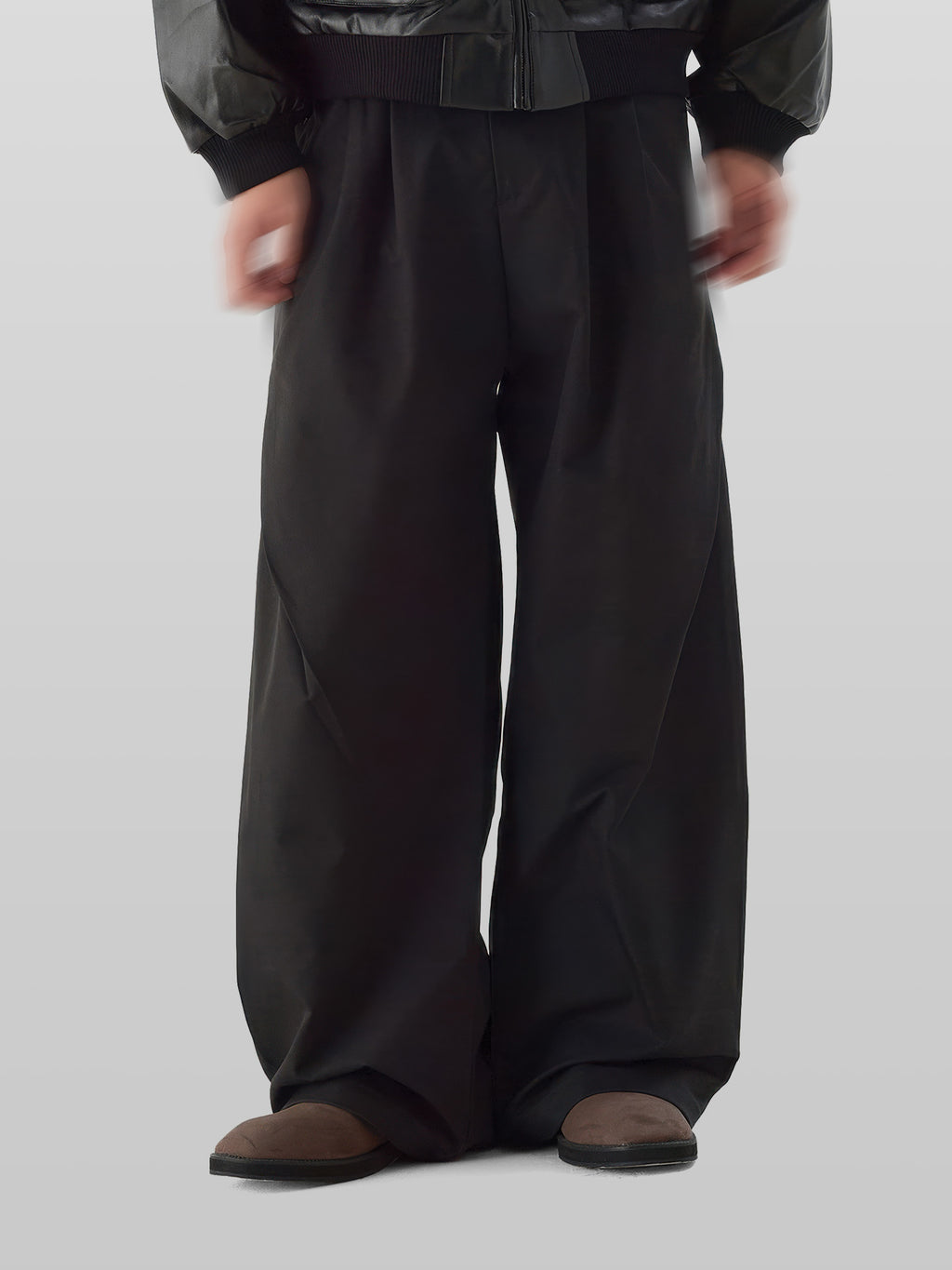 3D Side Cross Tuck Pants