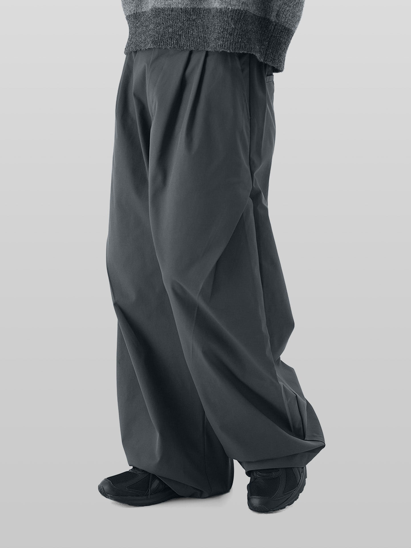 3D Side Cross Tuck Pants