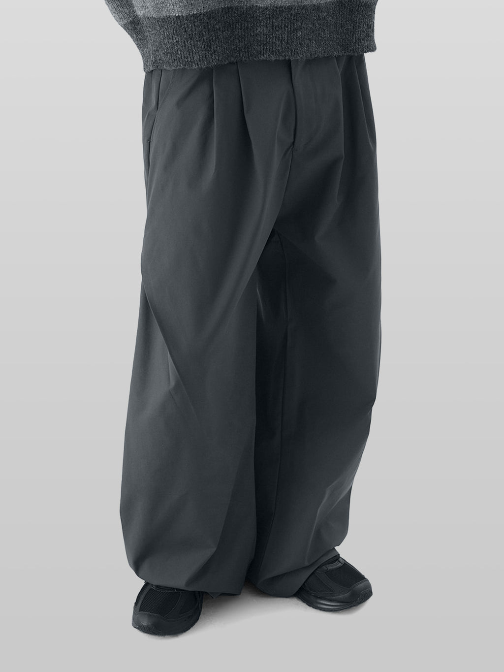 3D Side Cross Tuck Pants