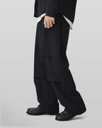 3D Striped Pants