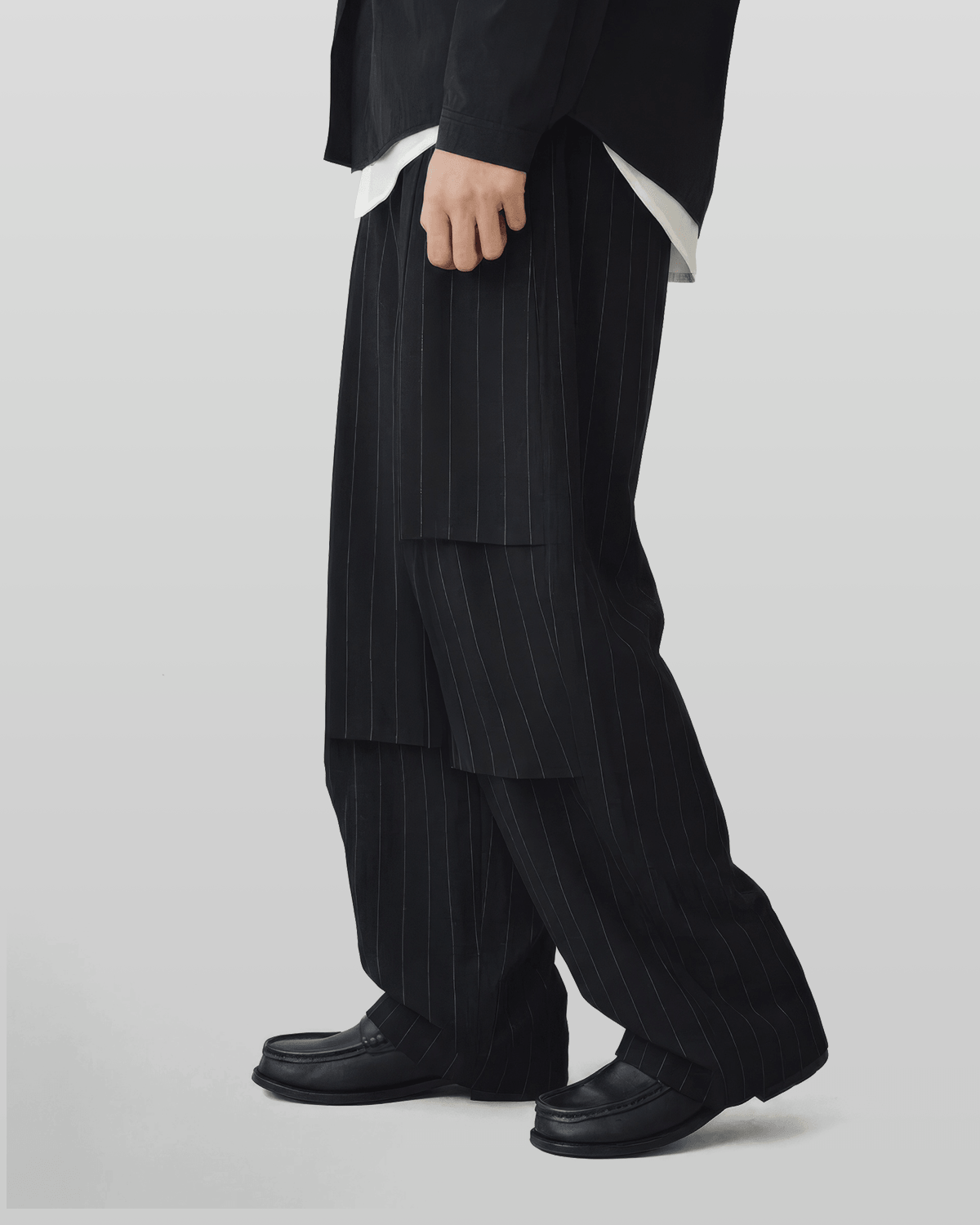 3D Striped Pants