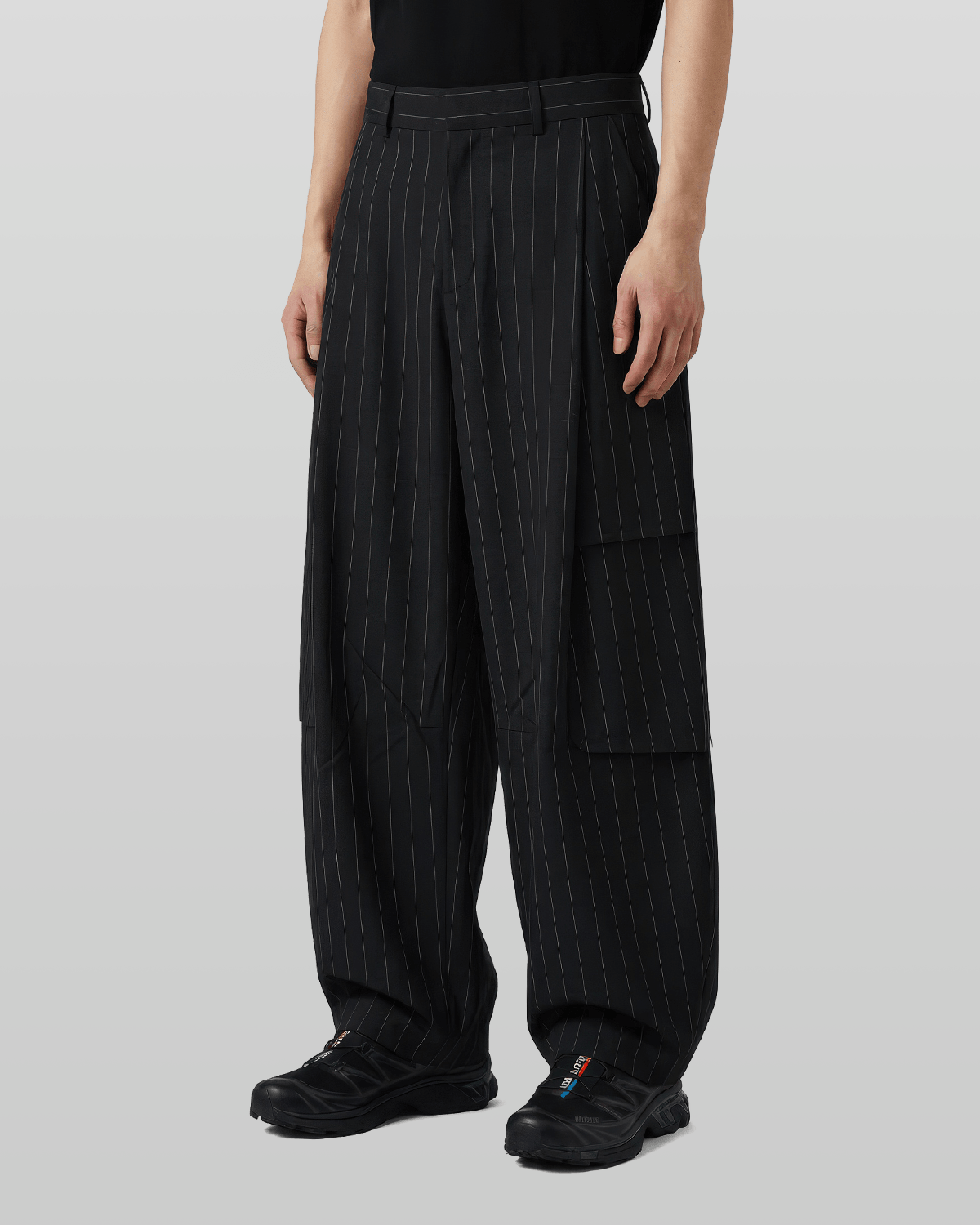 3D Striped Pants
