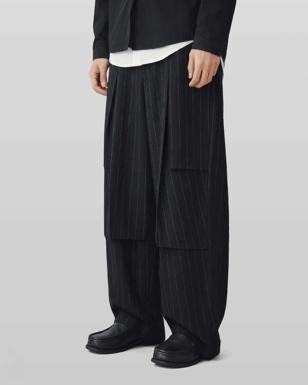 3D Striped Pants