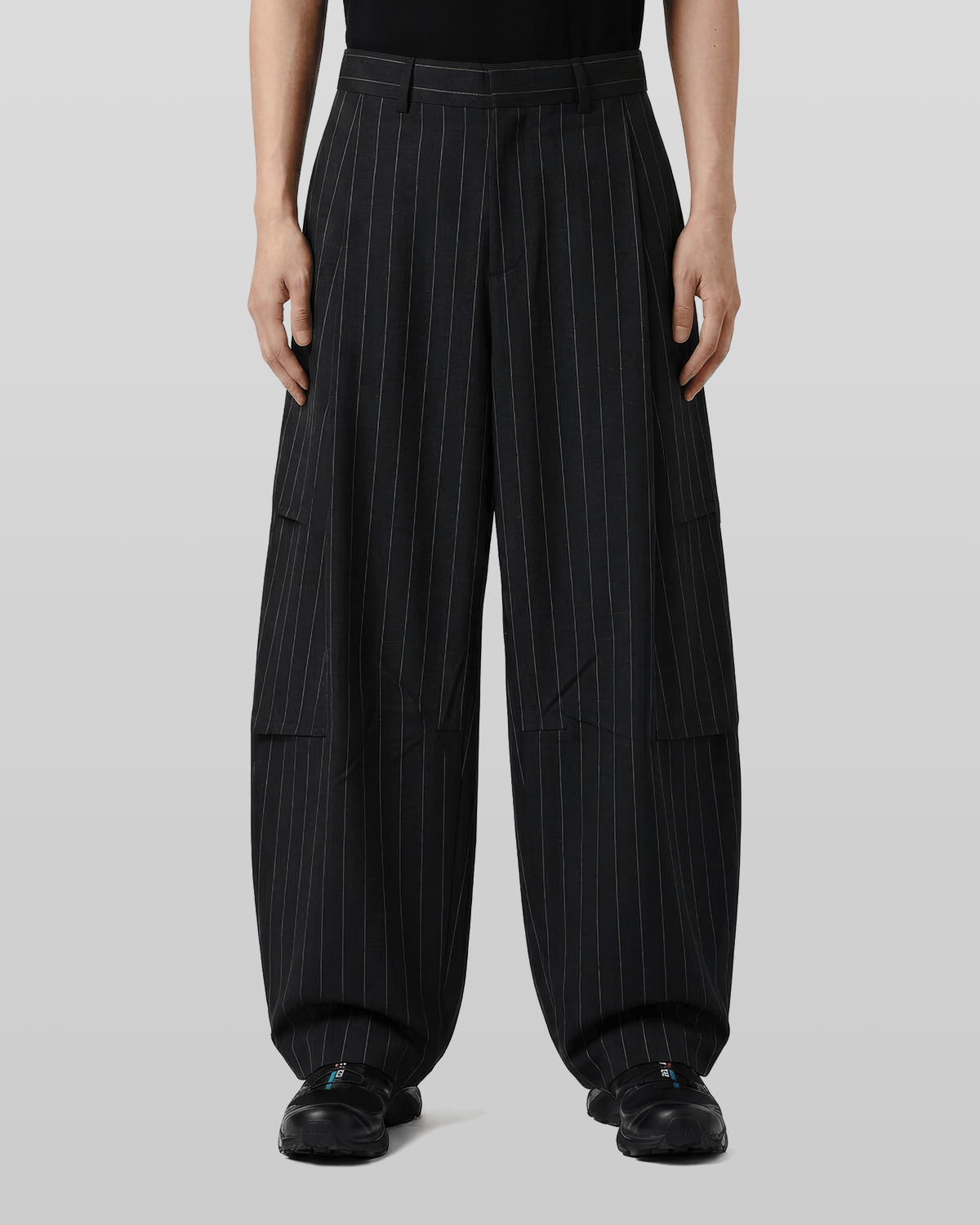 3D Striped Pants