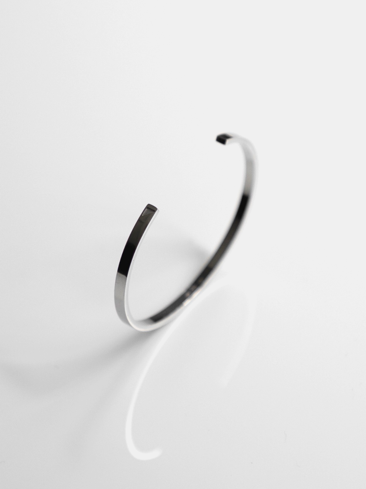 Stainless Steel Flat Bangle 3mm