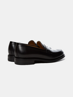 Berwick 1707 Coin Loafer 4545 Black front - cleanfit minimal - UNPROVEN