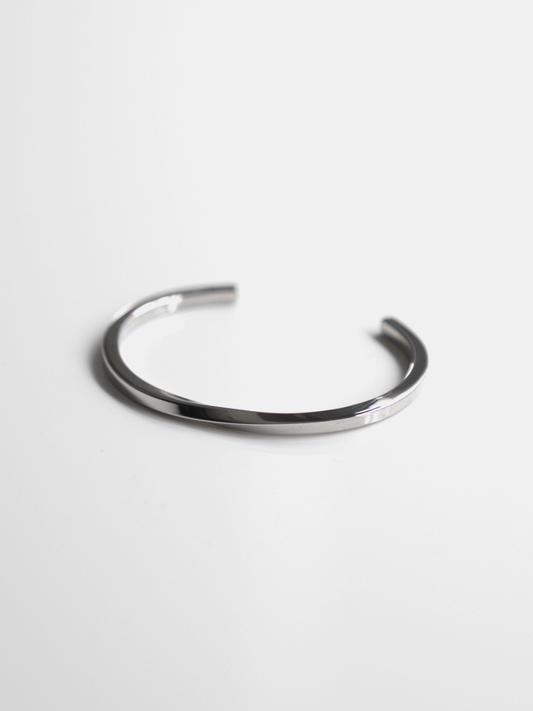 Stainless Steel Twisted Bangle 4mm