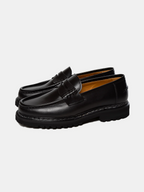 Berwick 1707 Coin Loafer 5293 Black front - cleanfit minimal - UNPROVEN