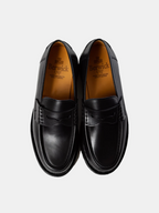 Berwick 1707 Coin Loafer 5293 Black front - cleanfit minimal - UNPROVEN