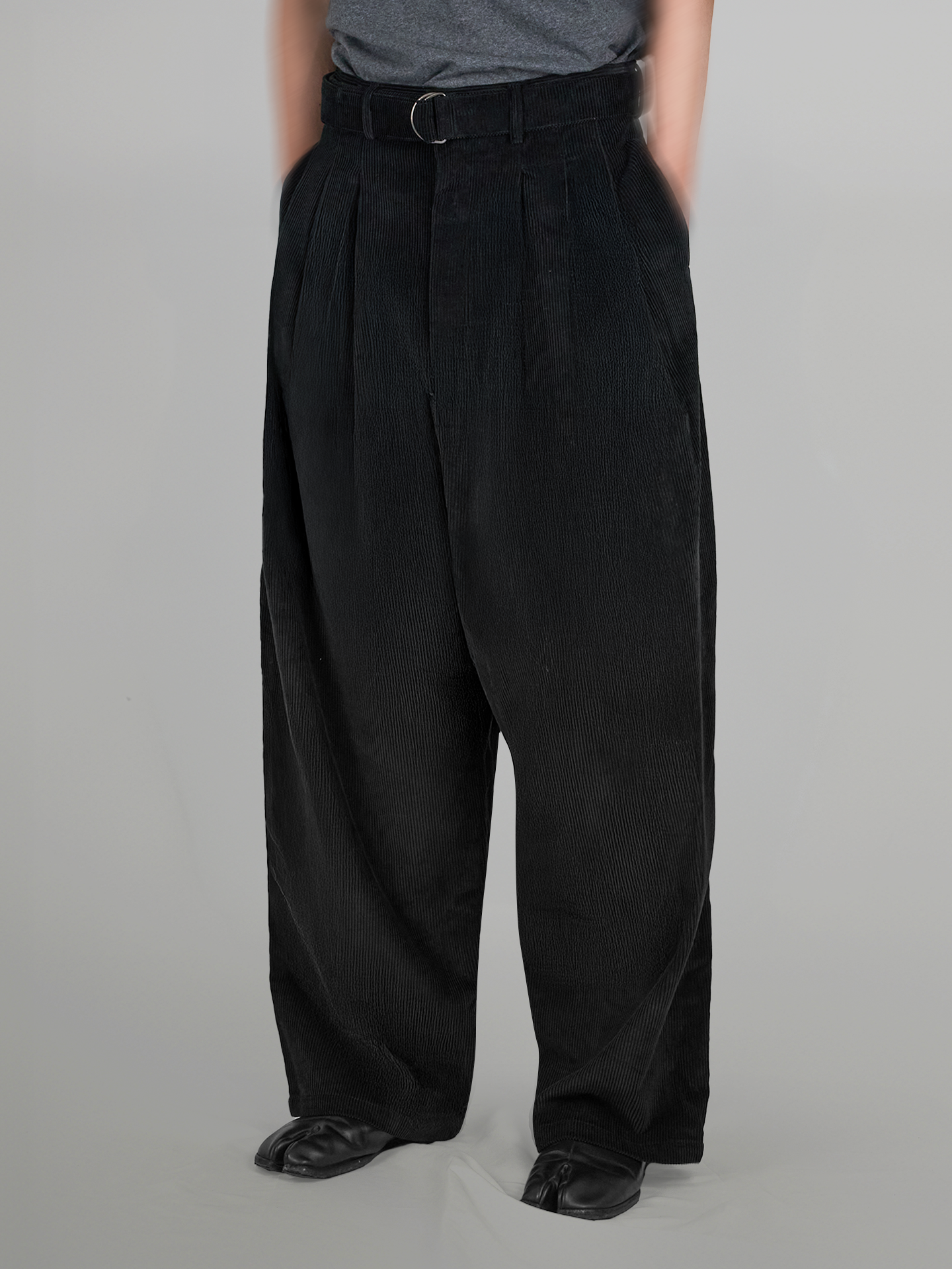 Corduroy Wide Balloon Pants