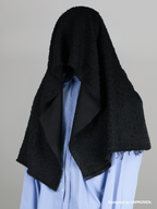 Scarf | UNPROVEN. Black front - cleanfit minimal - UNPROVEN