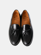 Berwick 1707 Tassel Loafer 8491 Black front - cleanfit minimal - UNPROVEN
