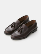 HARUTA Tassel Loafer 907 Black front - cleanfit minimal - UNPROVEN