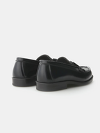 HARUTA Tassel Loafer 907 Black front - cleanfit minimal - UNPROVEN