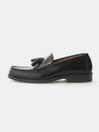 HARUTA Tassel Loafer 907 Black front - cleanfit minimal - UNPROVEN