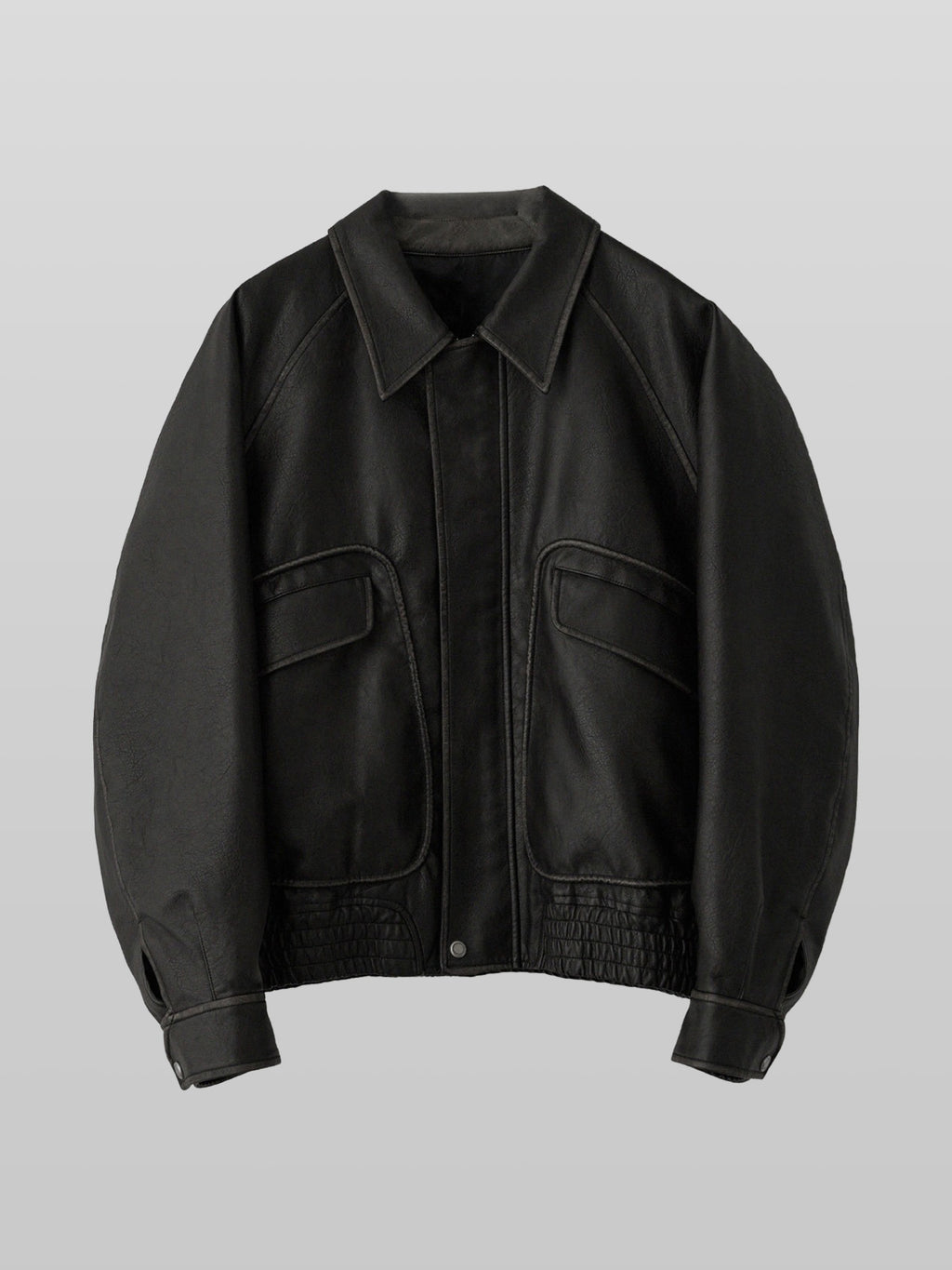 Artificial Grain Flight Blouson