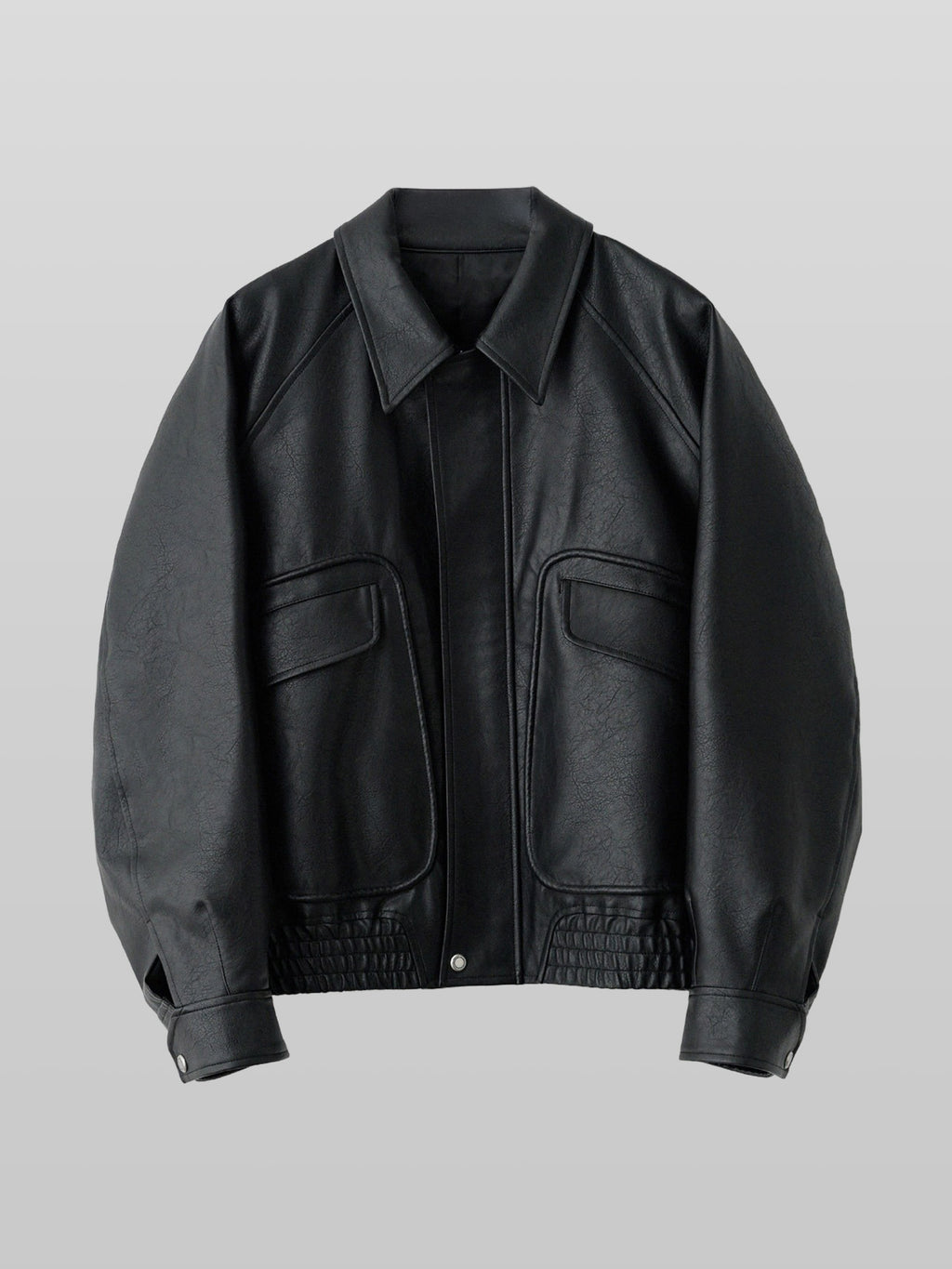 Artificial Grain Flight Blouson