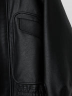 Grain Flight Blouson Black – Front view | clean essentials / minimalist | UNPROVEN