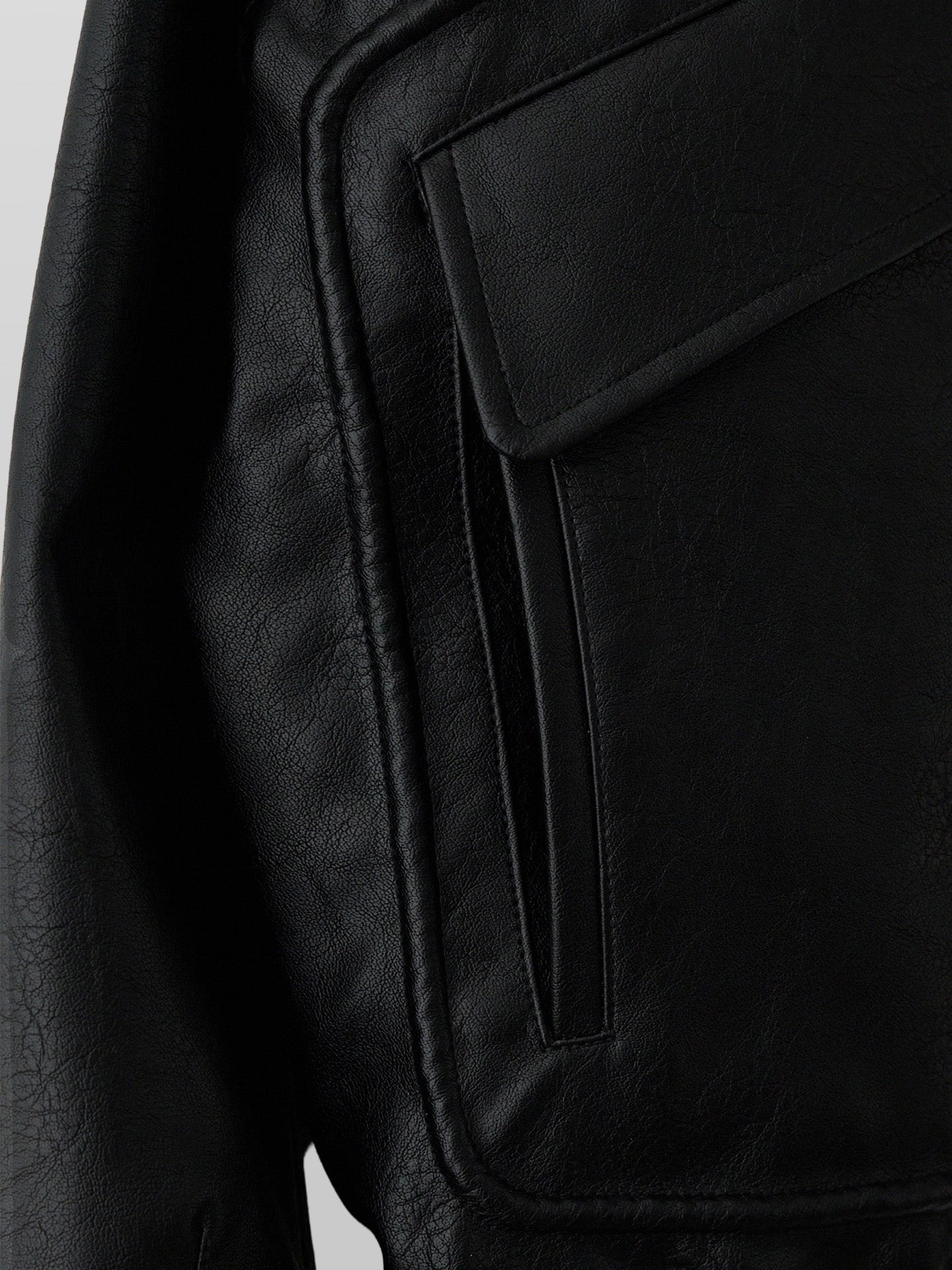 Artificial Grain Flight Blouson