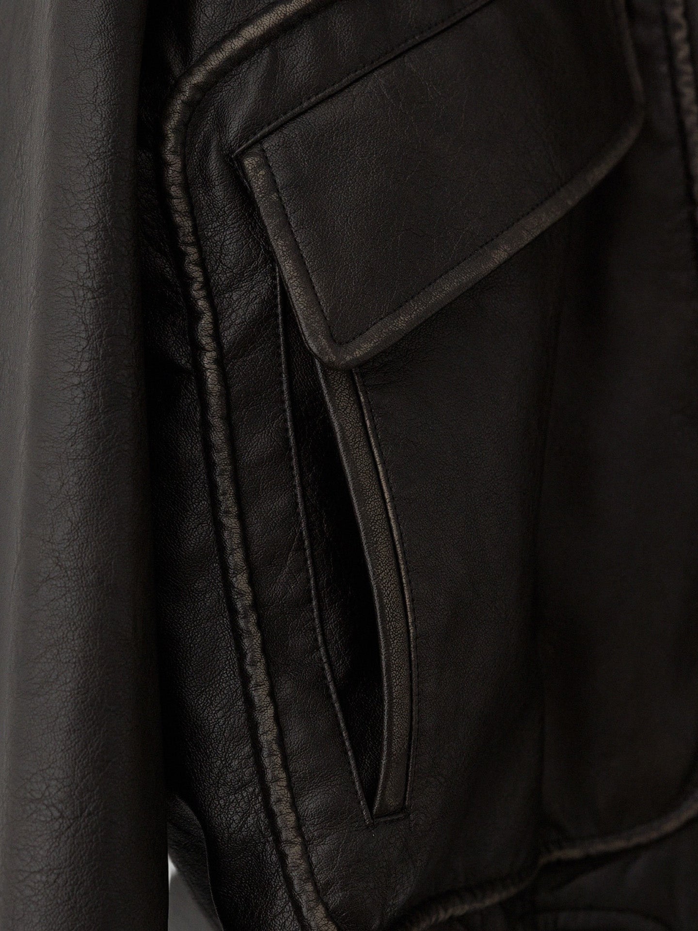 Artificial Grain Flight Blouson