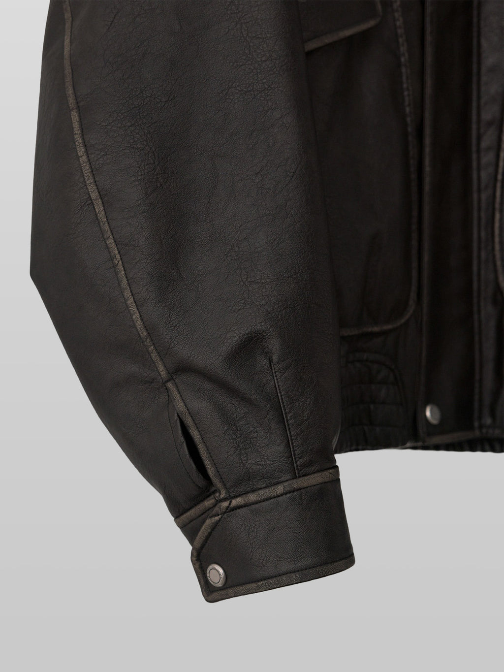 Artificial Grain Flight Blouson