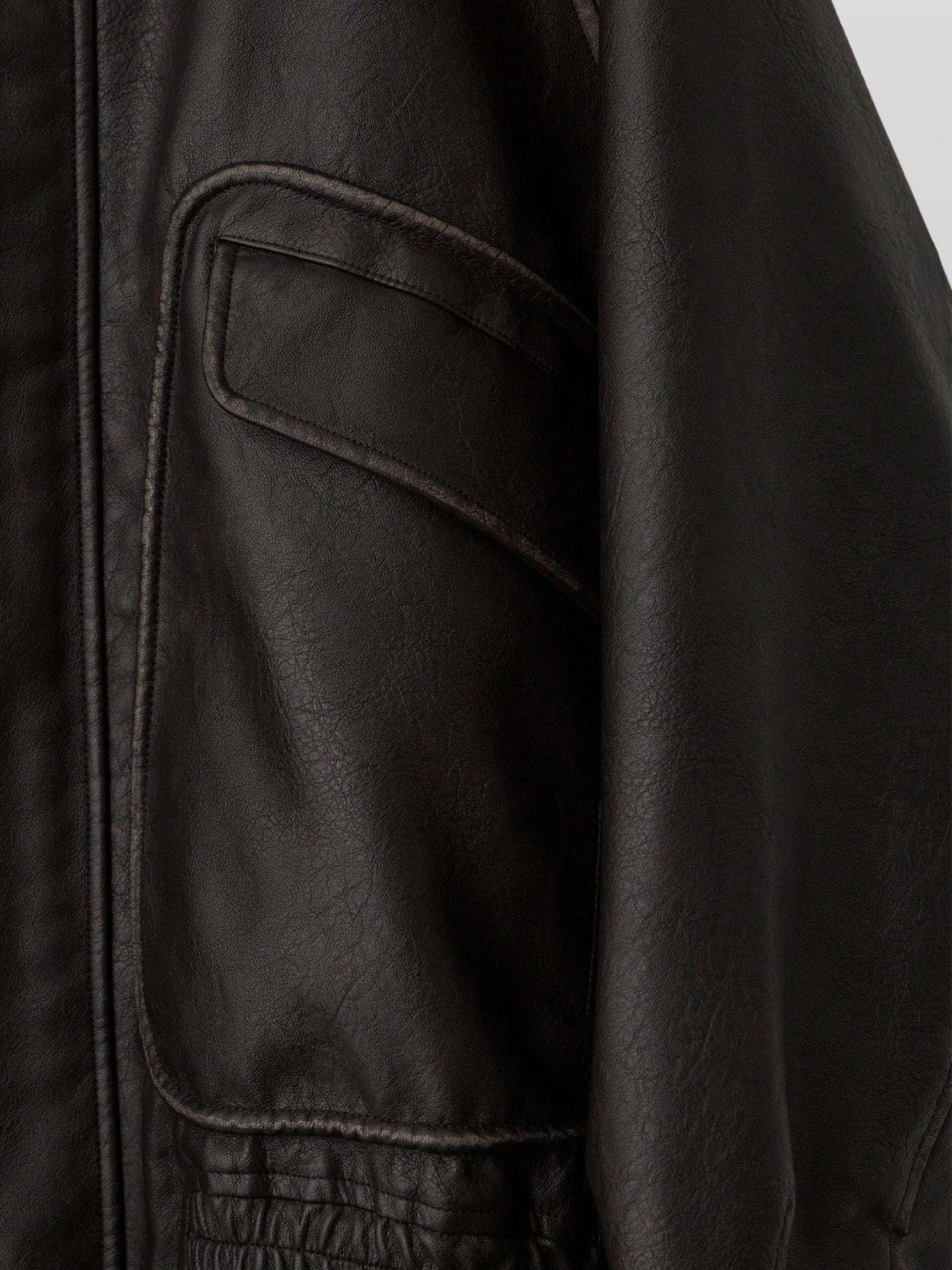 Artificial Grain Flight Blouson