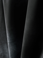 Pattern Drape Shirt Black – Front view | clean essentials / minimalist | UNPROVEN