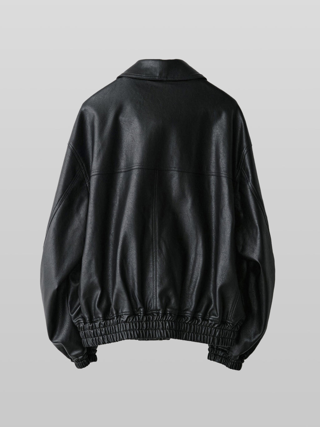 Artificial Grain Short Blouson
