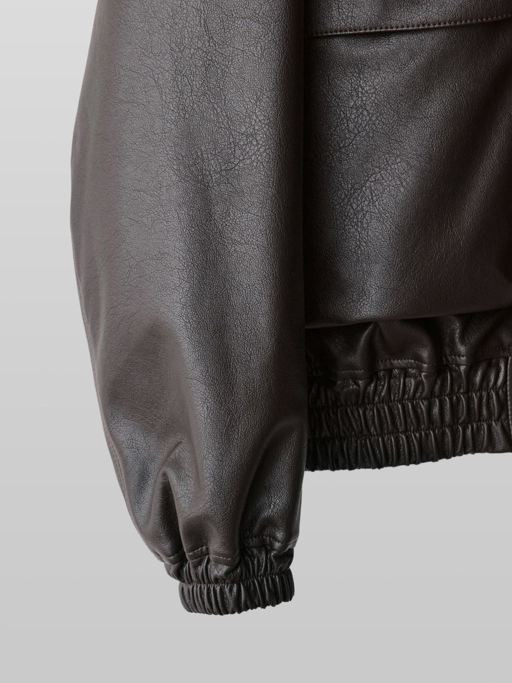 Artificial Grain Short Blouson