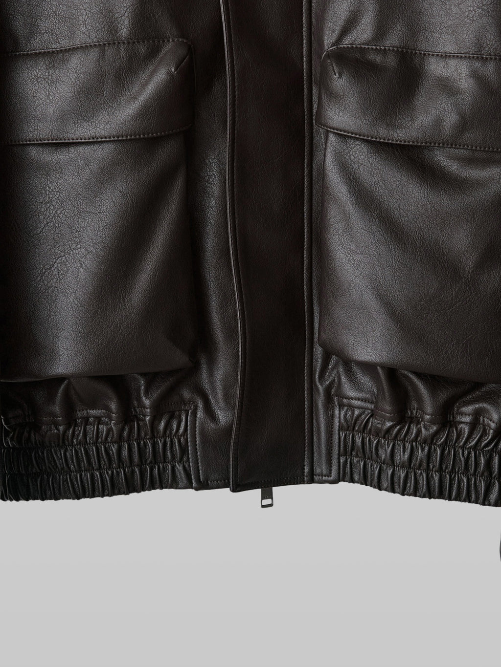 Artificial Grain Short Blouson