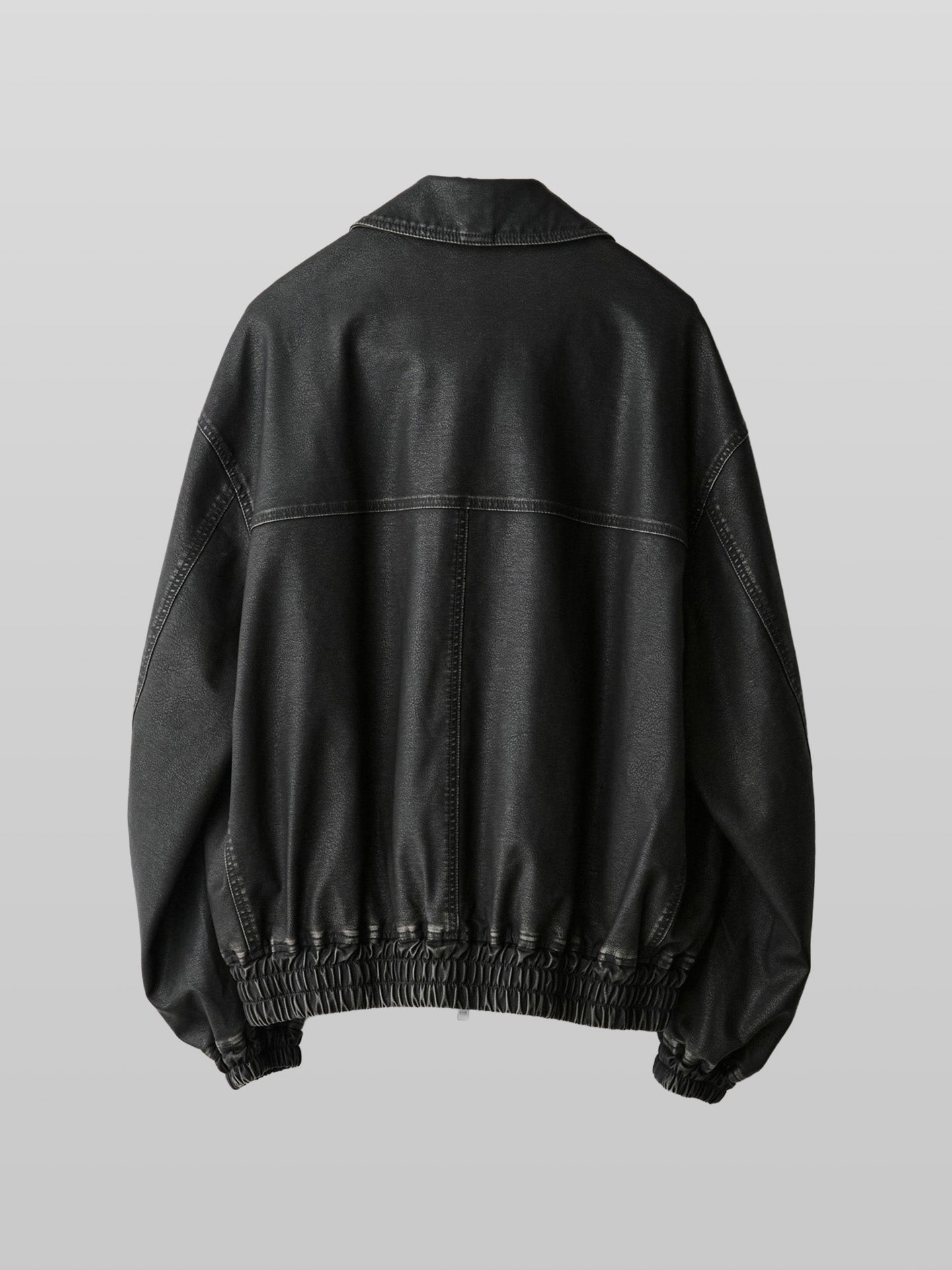 Artificial Grain Short Blouson