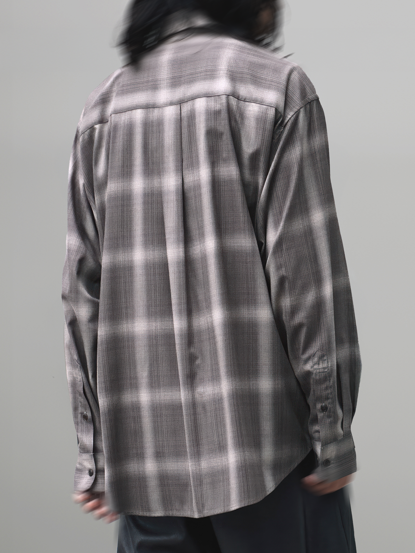 Vintage Check Drape Flannel Shirt