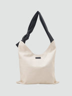 Gimmick Shoulder Bag white – Front view | functional / minimalist carry | UNPROVEN