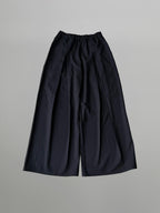 Tuck Wide Pants Off-White front - cleanfit minimal - UNPROVEN