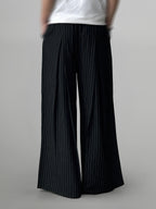 Back Tuck Wide Pants Off-White front - cleanfit minimal - UNPROVEN