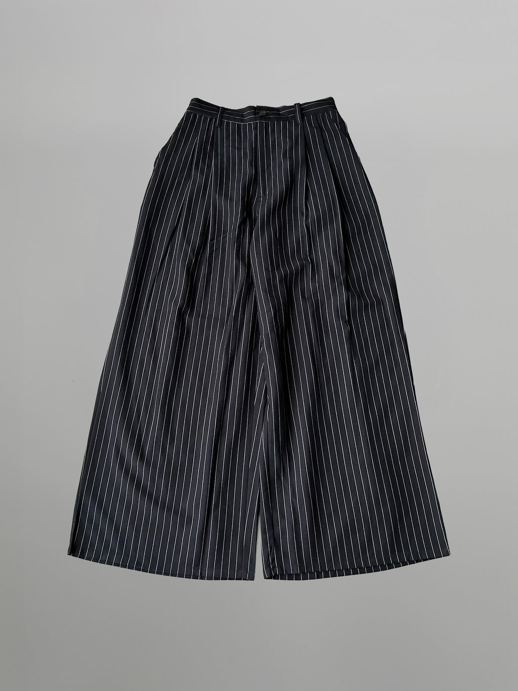 Striped Back Tuck Wide Pants
