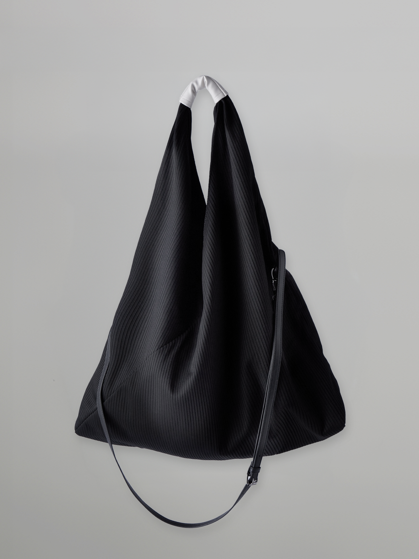 2-Way Pleated Triangle Bag